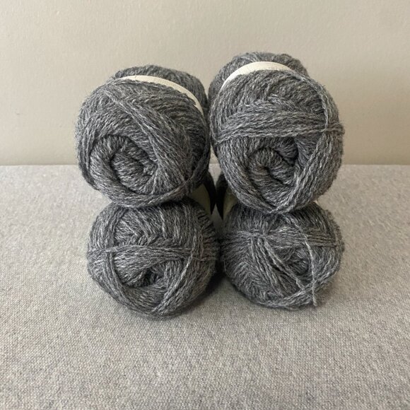 NWT Biches & Buches Le Petit Lambswool Colour Medium Grey Lot of 4 - Picture 6 of 7